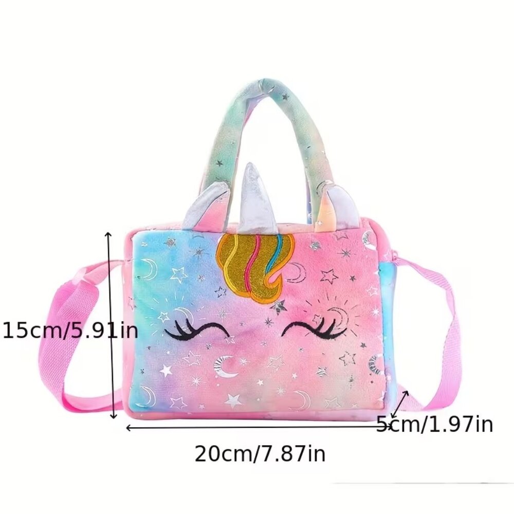 💲5⃣▶▶😃Colorful Unicorn Tote Bag &jewellery